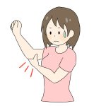 二の腕の外側と内側それぞれの痛みの原因と治療法!