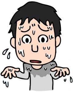 精神性多汗症の症状とは?原因と対策も紹介!病院は何科へ行けばいい?